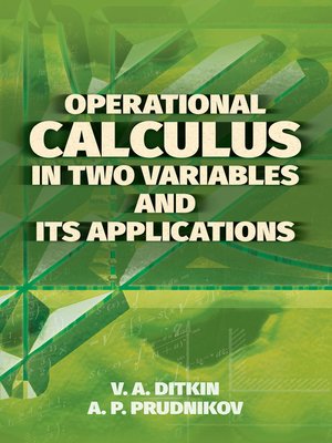 cover image of Operational Calculus in Two Variables and Its Applications
